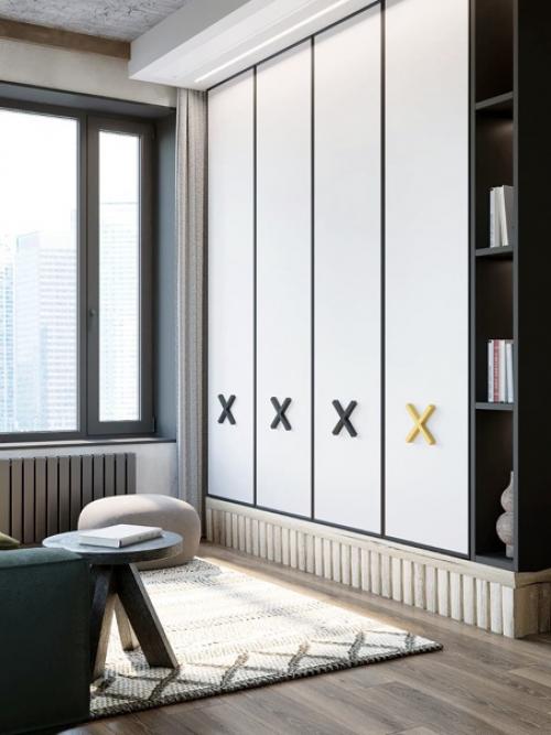 Интерьер кухни - гостиной в жк Фридом. 02