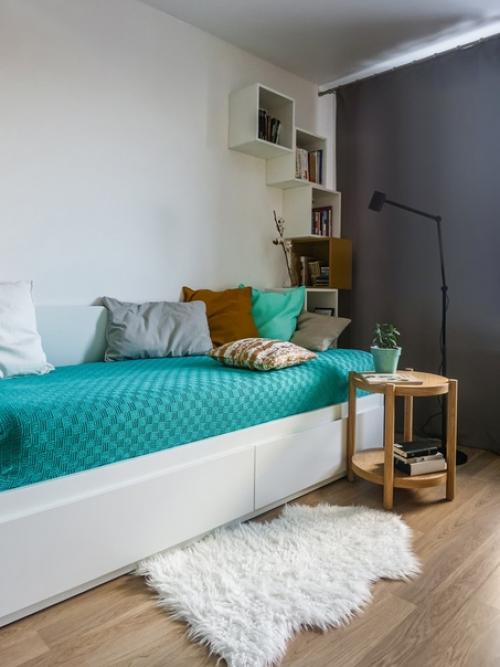 Дизайн маленькой студии 21 кв. 03