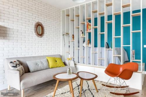 Компактный дизайн квартиры - студии 25 кв. 04