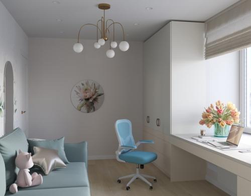 Интерьер для девочки с красивым именем Есения. 04