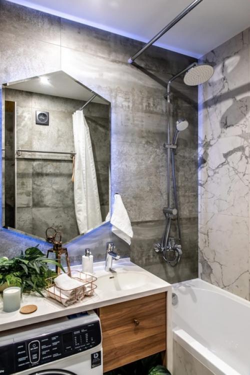 Очень необычный интерьер квартиры с элементами индийского стиля. 09