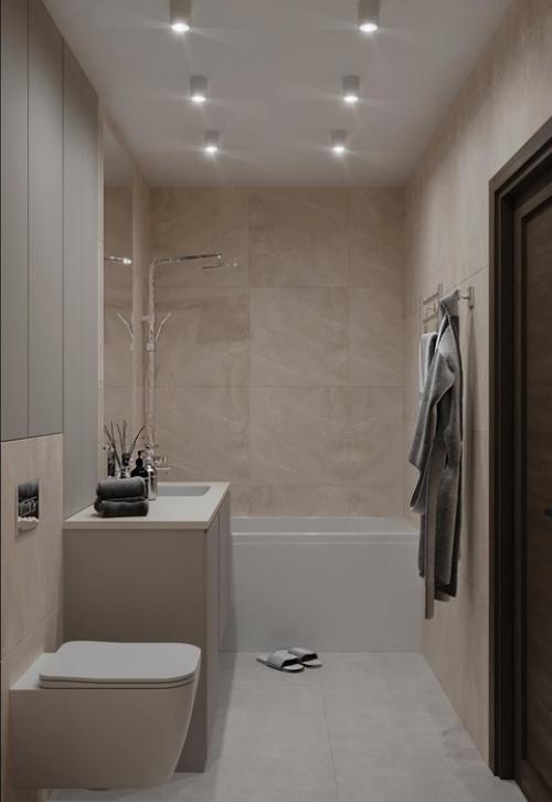 Проект однокомнатной квартиры 41, 2 м 2 (45, 7 м 2 с балконом) в ЖК погода в Перми. 09