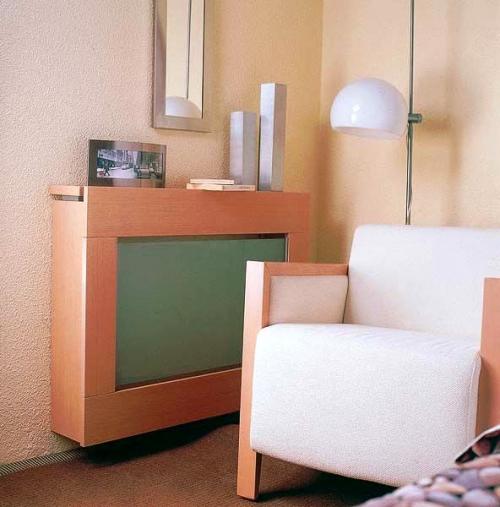 Экраны для батарей отопления в интерьере. 01