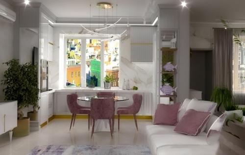 Дизайн гостиной!  Скажите белый? 02