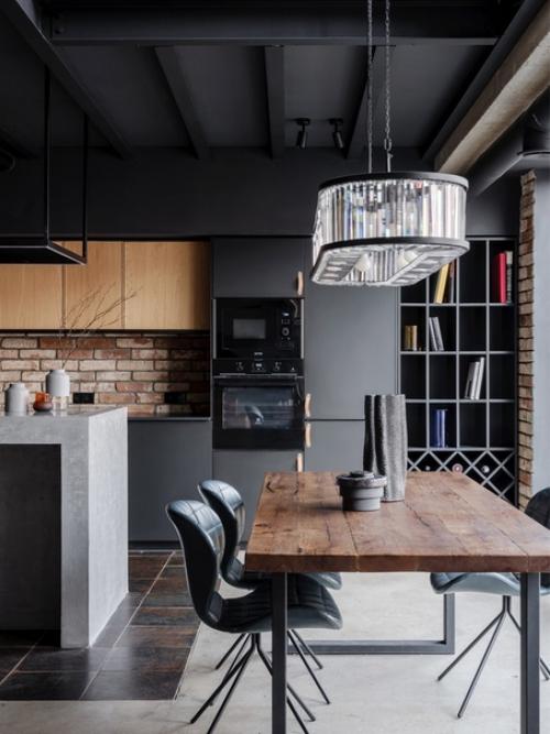 Стильные черные интерьеры ч. 1. 07