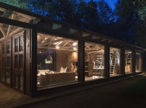 Реконструкция старого амбара под стильный загородный дом в Чили. 04