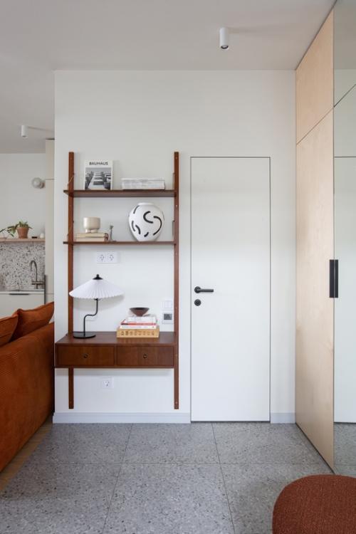 Интерьер квартиры - студии 25, 1 м 2 (30, 5 м 2 с лоджией) в ЖК терра в Санкт-петербурге. 06