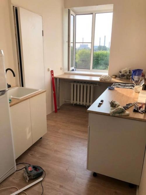 Вместе с мужем за период карантина отремонтировали квартиру.