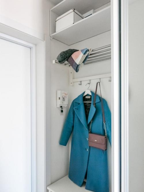 Дизайн маленькой студии 21 кв. 06