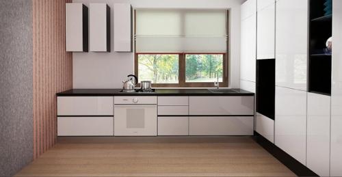 Компактный дом с мансардой и одноместным гаражом. 08