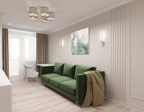 Оттенки зеленого одни из самых популярных акцентов. 09