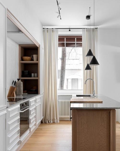 Реализованный интерьер квартиры в старом доме для молодой пары. 02