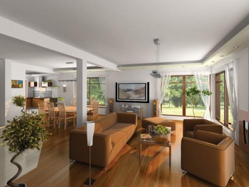 Современный, изысканный загородный коттедж. 04