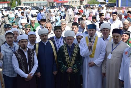 В селе бураево состоялось торжественное открытие Тарихи - Мечеть. 06