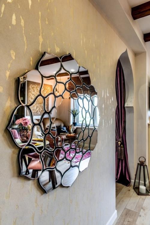 Очень необычный интерьер квартиры с элементами индийского стиля. 05