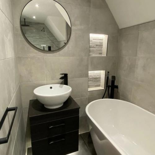 Санузел в доме после капитального ремонта. 04