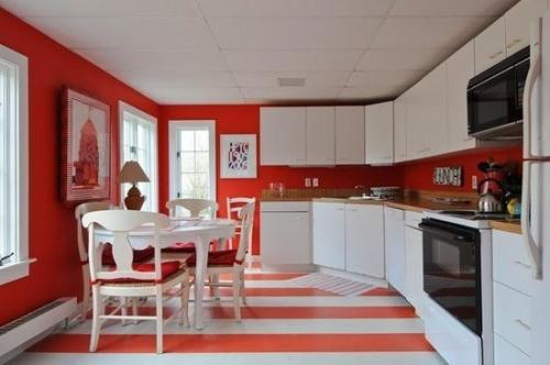 6 удивительных превращений интерьера, которых можно добиться полоской. 08