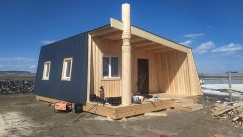 Жительница анабарского улуса Гуннара байгильдина - оро уунускайа подарила себе на 50-летний юбилей современный якутский балаган. 01