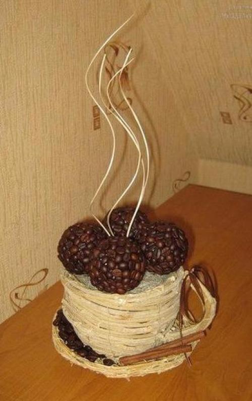 Композиции из кофейных зёрен. 03