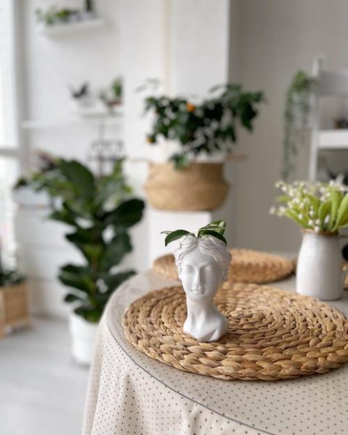 Ничто так не украшает скандинавский интерьер, как растения. 04