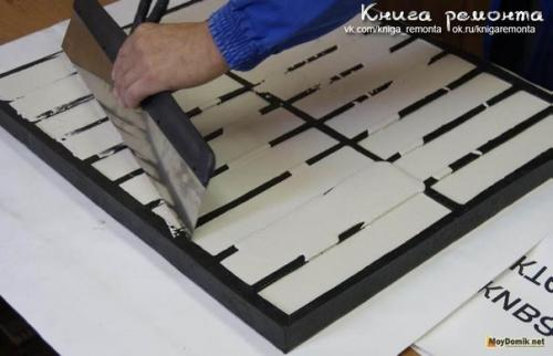 Как сделать искусственный декоративный камень из гипса своими руками. 04