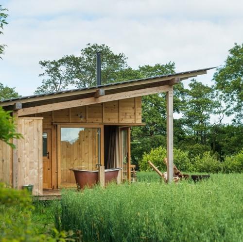 Домик Holly Water был построен в самом сердце Девона, Великобритания. 04