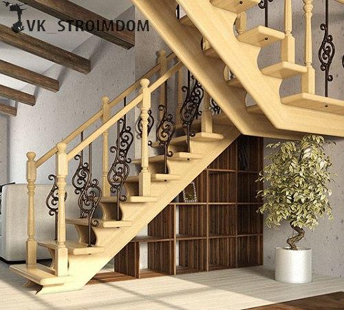 Лестница на ДАЧЕ своими руками. 03