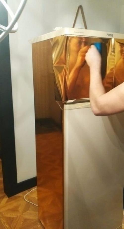 Вот так вот парень дизайн холодильника своими руками обновил. 03