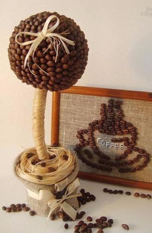Композиции из кофейных зёрен. 01