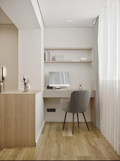 Спальня.  Как раз таки та комната, где по мнению застройщика, должна была быть гостиная. 04