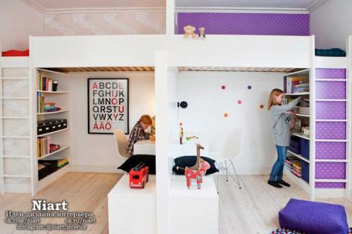 Интерьер детской для разнополых детей. 03