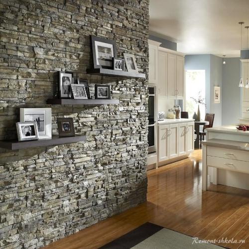 Декоративный камень в интерьере - 9 отличительных фото. 05