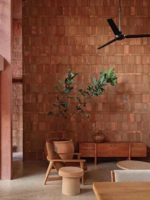 Красный дом в Мексике: архитектура, вписанная в природу. 06