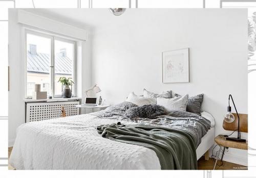 Скандинавский дом в сером цвете с яркими деталями. 08