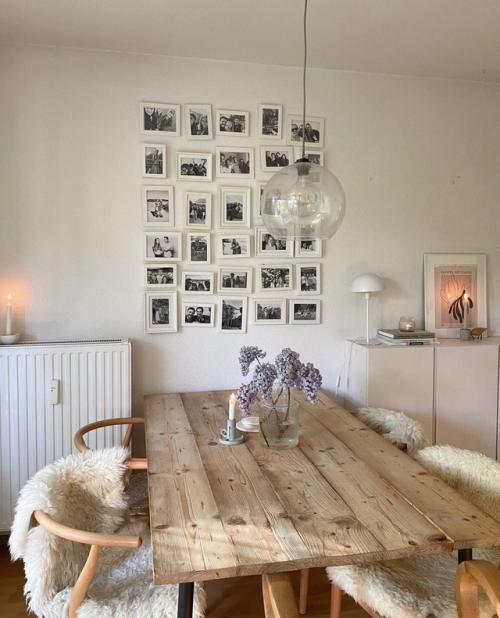 Интересный интерьер квартиры в скандинавском стиле, где на каждом фото представлена гармоничная композиция. 01