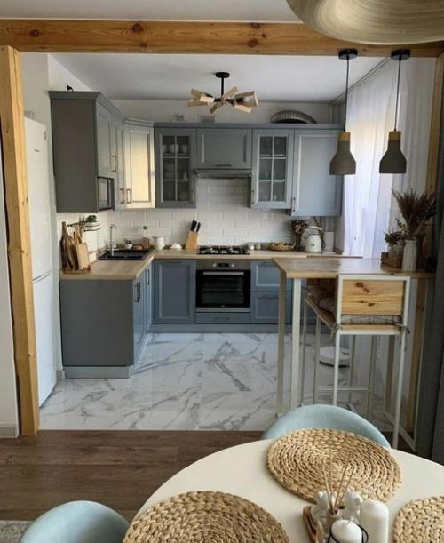 Красивый интерьер. В спокойных тонах. 02