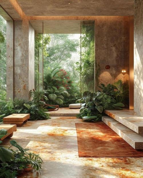 На солнечных берегах Бразилии, в самом сердце джунглей, стояла элегантная вилла, спрятанная среди зелени и пышных растений. 02