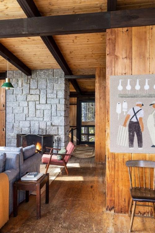 Современный коттедж на скале с историей. 03