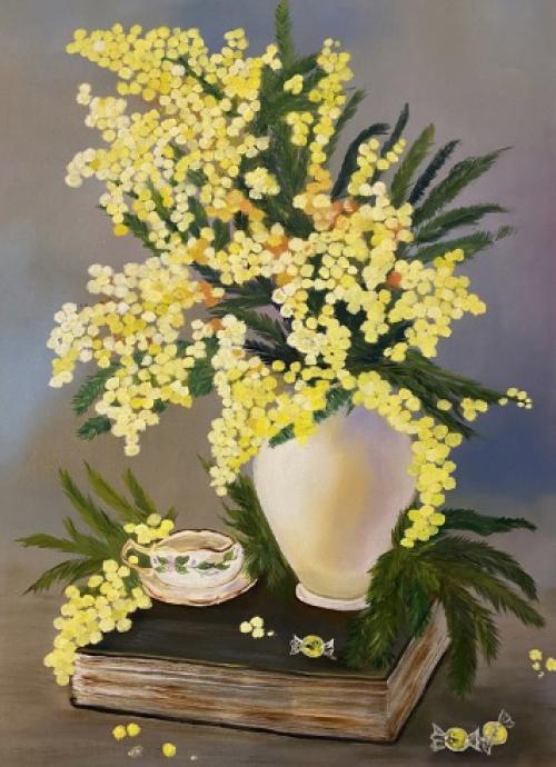 Когда муж на Рыбалке, я Пишу Картины Маслом. 04