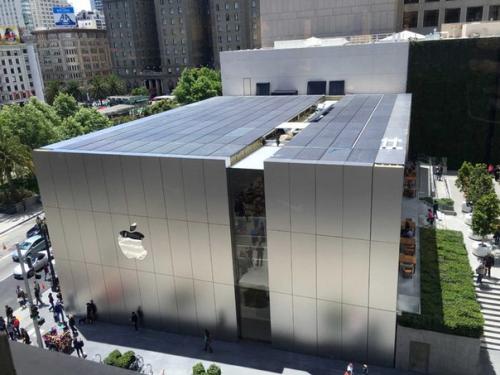 Интересное невероятное внимание Apple к деталям на примере нового Apple Store на юнион - сквер. 09