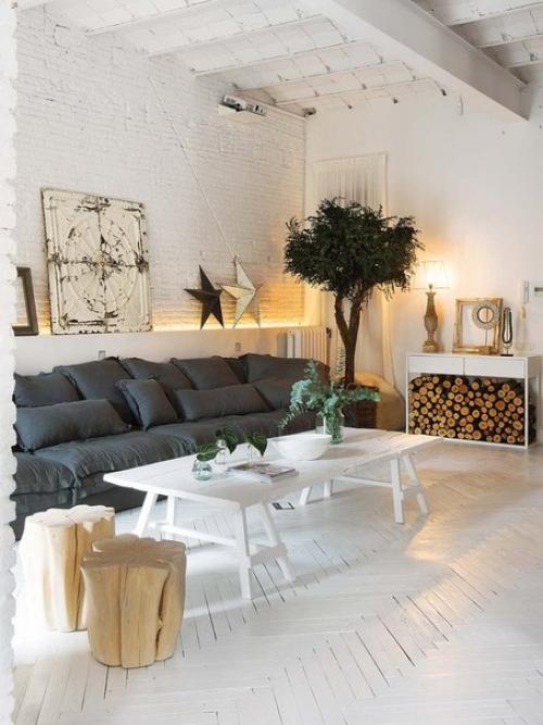 Роскошная квартира в стиле лофт в Барселоне.