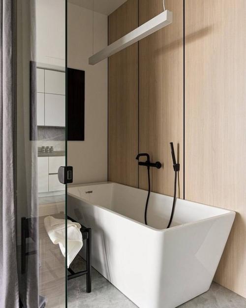 В этом проекте представлен интерьер просторной квартиры в едином цветовом решении. 07