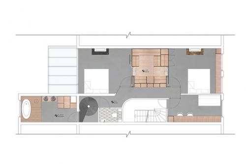 Двухуровневая квартира в Амстердаме площадью 70 кв. 08 Двухуровневая квартира в Амстердаме площадью 70 кв. 08