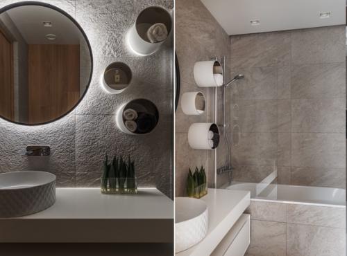 Нетривиальный дизайн интерьера мансардной квартиры. 09