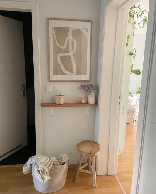 Интересный интерьер квартиры в скандинавском стиле, где на каждом фото представлена гармоничная композиция. 08