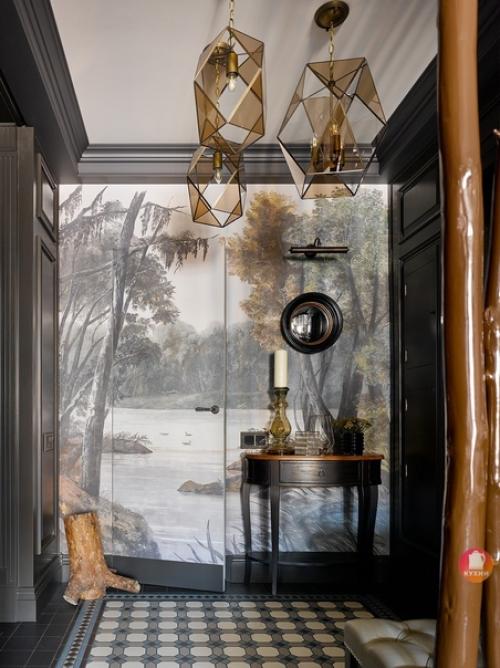 Уникальный, колоритный, очень интересный интерьер квартиры! 08