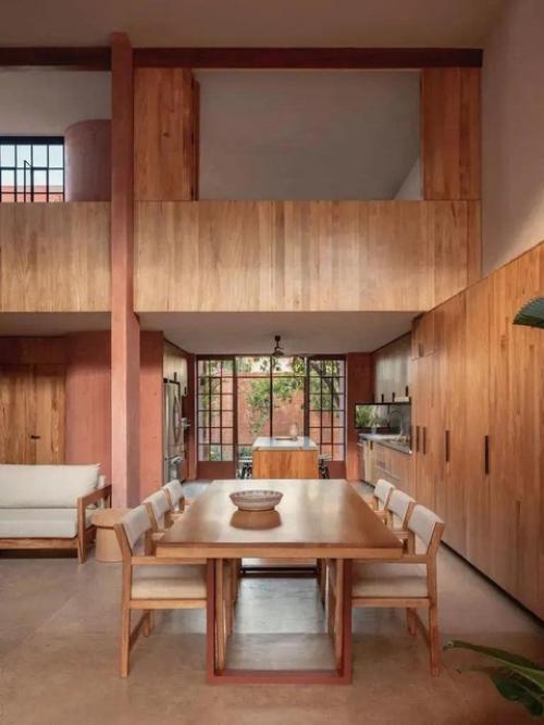 Красный дом в Мексике: архитектура, вписанная в природу. 05