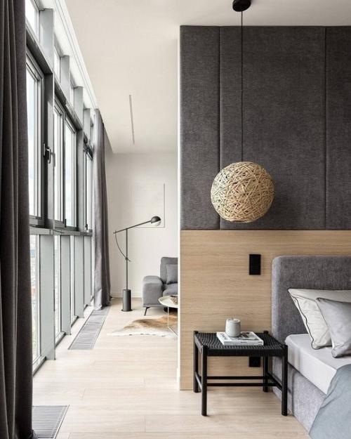 В этом проекте представлен интерьер просторной квартиры в едином цветовом решении. 04