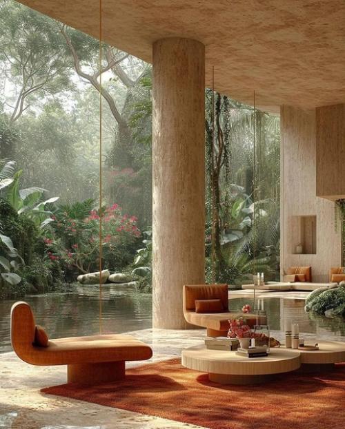 На солнечных берегах Бразилии, в самом сердце джунглей, стояла элегантная вилла, спрятанная среди зелени и пышных растений. 03