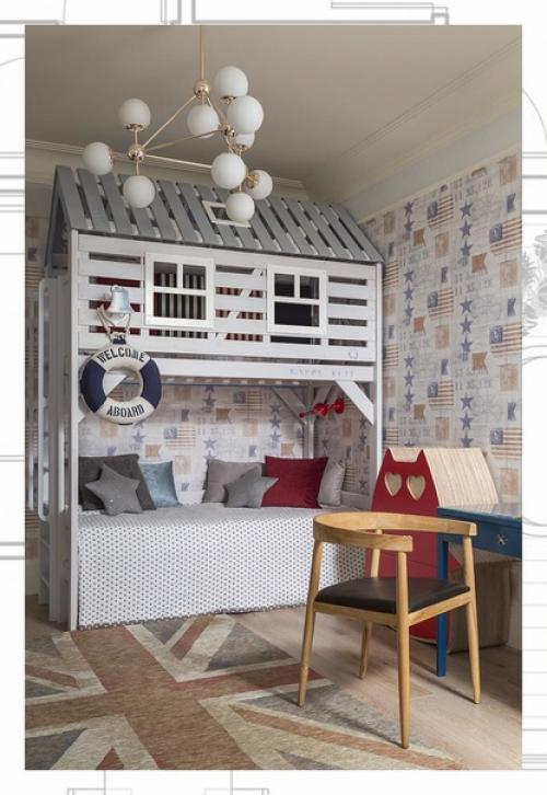 В дизайне интерьера квартир современная классика предполагает зонирование с выделением одного большого помещения - гостиной. 06